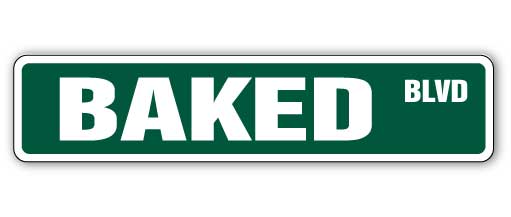 Baked Street Vinyl Decal Sticker