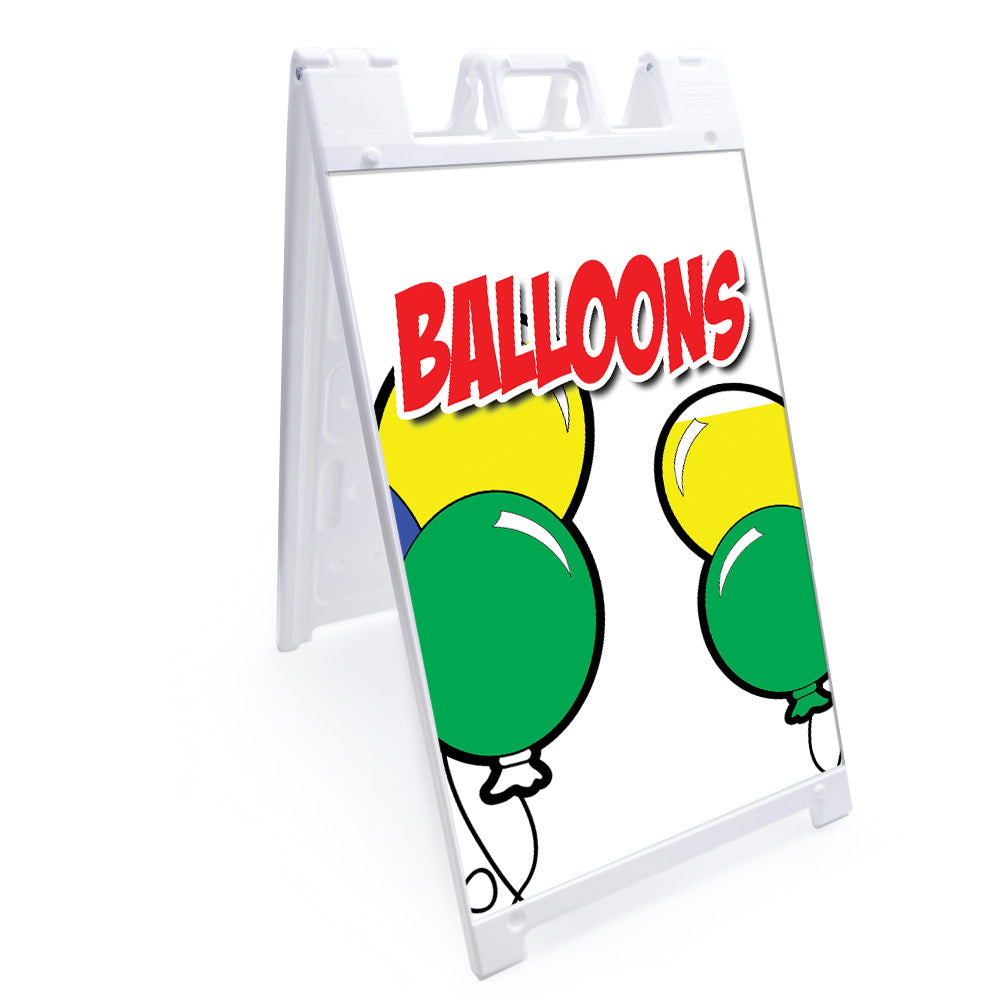 Sign For Balloon Balloons SideWalk Sign Advertising – SignMission