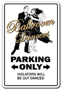 Ballroom Dancers Vinyl Decal Sticker