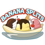 Banana Splits Die Cut Decal