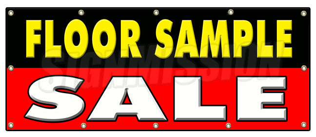 Floor Sample Sale Banner