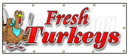 Fresh Turkeys Banner
