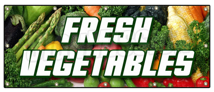 Fresh Vegetables Banner