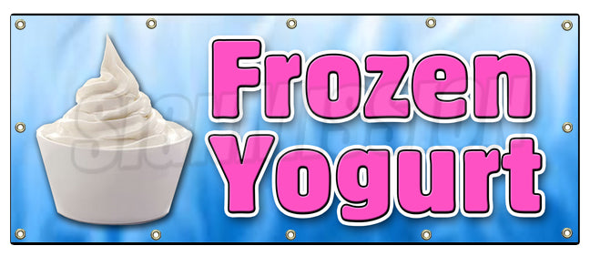Frozen Yogurt Banner