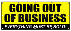 Going Out Of Business Banner