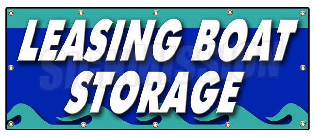 Leasing Boat Storage Banner