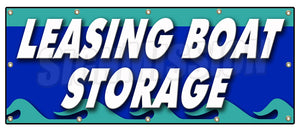 Leasing Boat Storage Banner