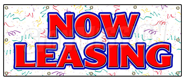 Now Leasing Banner