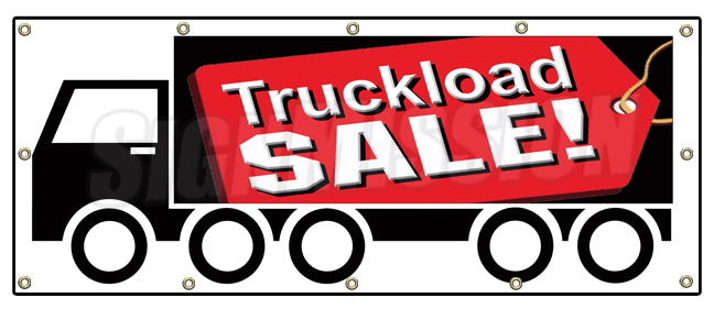 Truckload Sale Banner