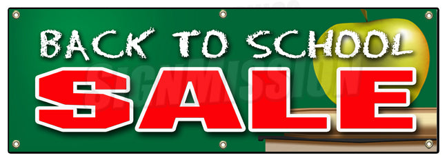 Back To School Sale Banner