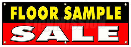 Floor Sample Sale Banner