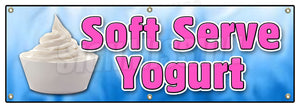 Soft Serve Yogurt Banner