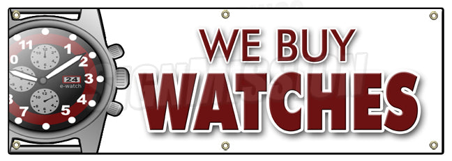 We Buy Watches Banner