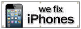 We Fix iPhones Banner