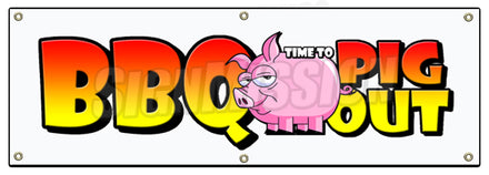 BBQ Pig Out Banner