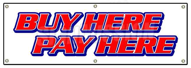 Buy Here Pay Here Banner