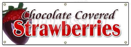 Chocolate Covered Strawberries Banner