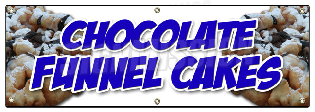 Chocolate Funnel Cakes Banner