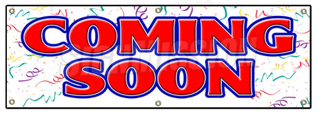 Coming Soon Sing and Banner