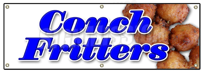 Conch Fritters Banner