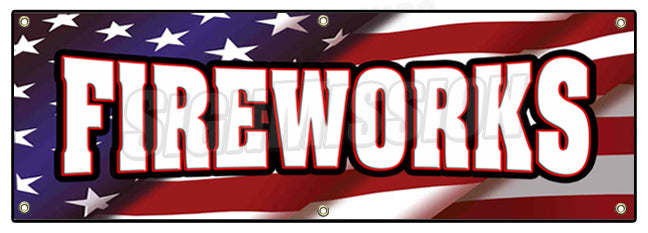Fireworks Banner