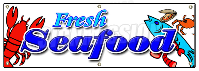 Fresh Sea Food Banner