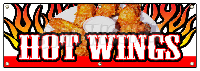 Hot Wings Banner