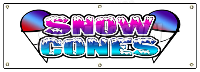 Snow Cones Banner
