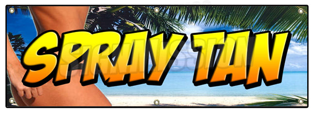 Spray Tan Banner