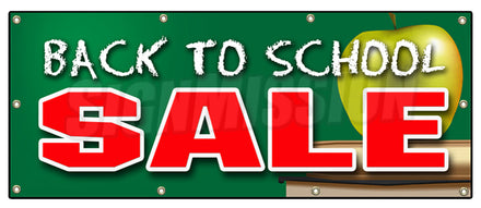 Back To School Sale Banner