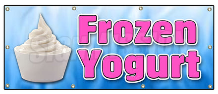 Frozen Yogurt Banner