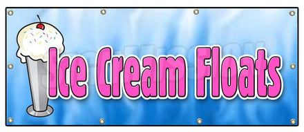 Ice Cream Floats Banner