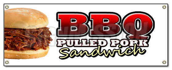 BBQ Pulled Pork Sandwich Banner