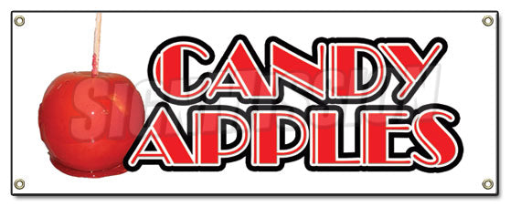 Candy Apples Banner