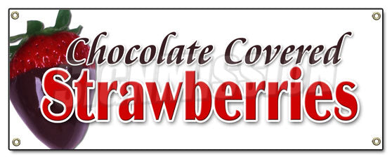 Chocolate Covered Strawberries Banner