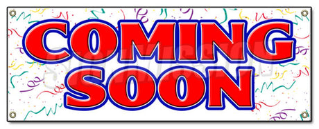 Coming Soon Hanging Banner