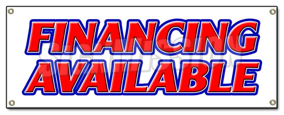 Financing Available Banner