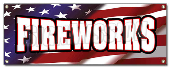 Fireworks Banner