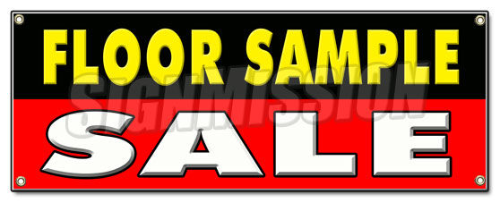 Floor Sample Sale Banner