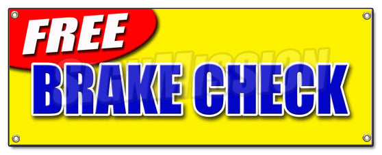 Free Brake Check Banner
