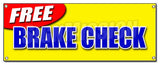 Free Brake Check Banner