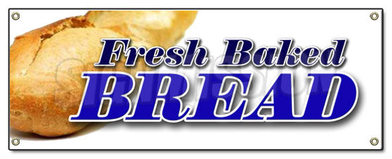 Fresh Baked Bread Banner