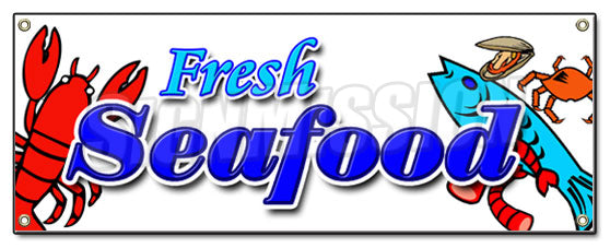 Fresh Sea Food Banner