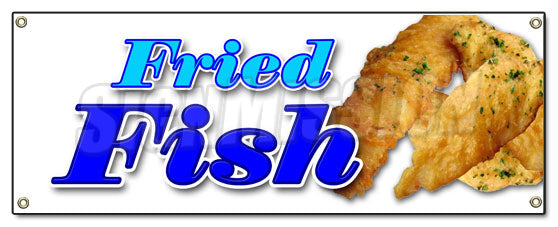 Fried Fish Banner
