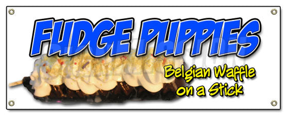 Fudge Puppies Banner