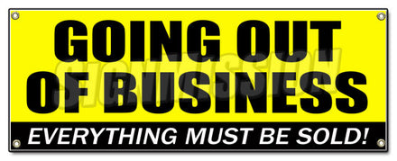 Going Out Of Business Banner
