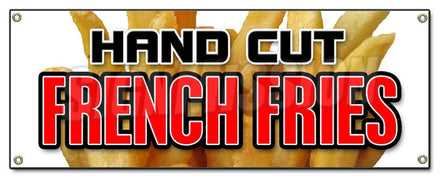 Hand Cut French Fries Banner