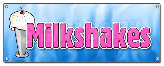 Milkshakes Banner