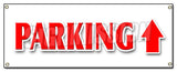 Parking Up Arrow Banner