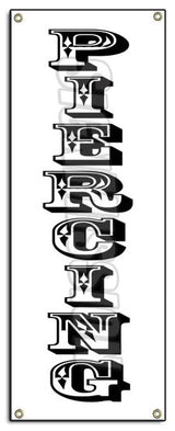 Piercing Vertical Banner